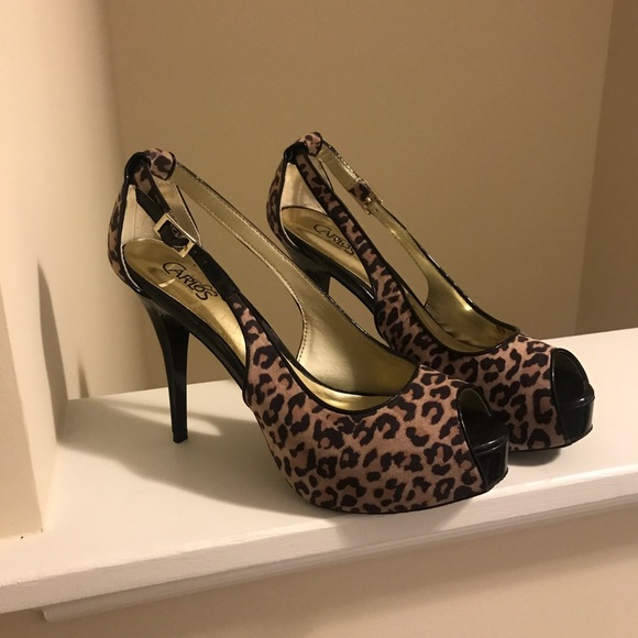 Leopard platform heels - Picture 2 of 2